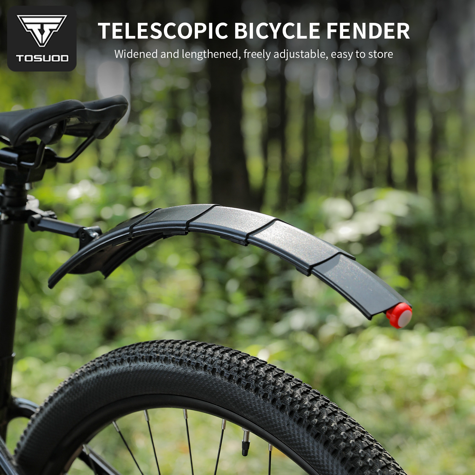 Fender Mudguard Set - TOSUOD Verstelbare lengte fiets spatbordenset breder