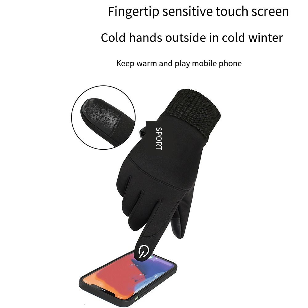 Waterproof Cycling Commute - Herfst- en winterhandschoenen met touchscreen Winddichte