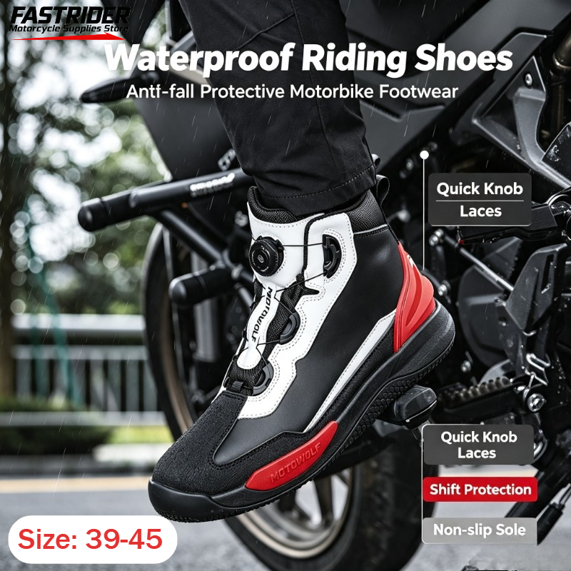 Waterproof Cycling Commute - Fietsschoenen voor heren Waterdichte leren race-laarzen