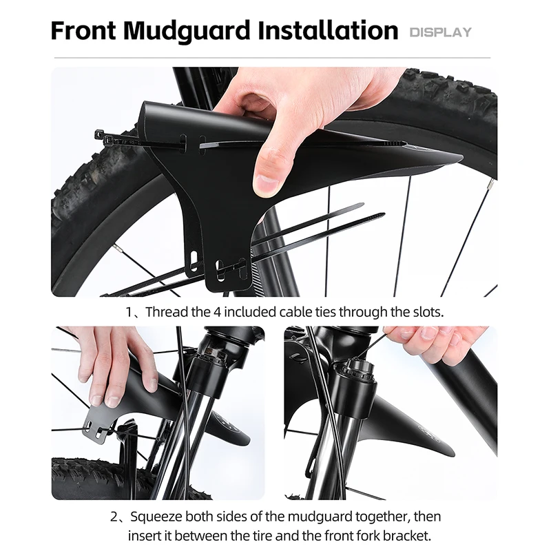 Fietsspatbordset Voor Achter S - Fender Mudguard Set recensie en prijs