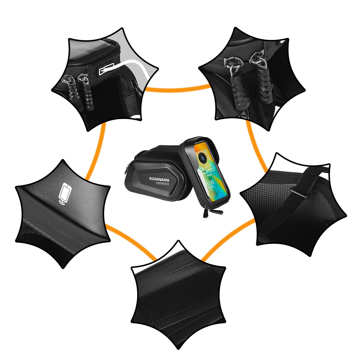 Harde telefoonhoes Waterdicht  - Cycling Commute Bag recensie en prijs